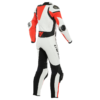 combinaison dainese imatra 1pc perf. lady blanc rouge fluo b