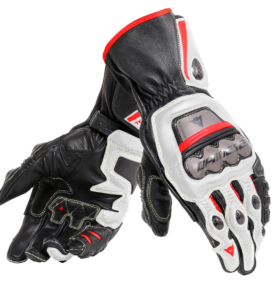 gants dainese full metal 6 blanc-rouge