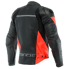 Blouson dainese racing noir rouge fluo