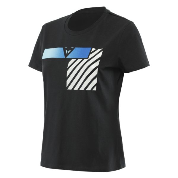 t-shirt dainese illusion noir