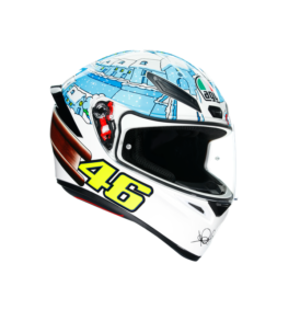 Casque AGV k1 rossi winter test 2017²
