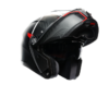 casque agv tourmodular noir rouge
