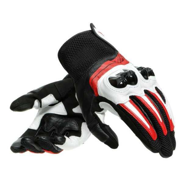 gants dainese mig 3 blanc rouge