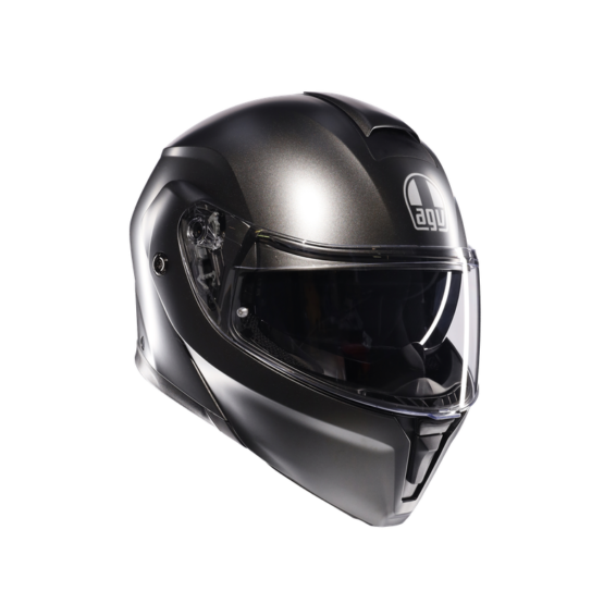 casque agv streetmodular gris